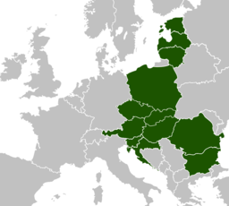 Map shows countries that are participating in the Three Seas Initiative Image Source: https://commons.wikimedia.org/wiki/File:Three_Seas_Initiative.png